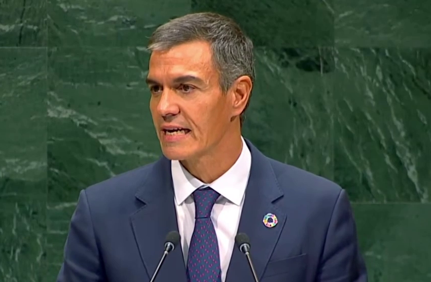 Педро Санчес с твърда линия в ООН: Срещу войните, срещу Нетаняху и срещу властта на технологичните гиганти (ВИДЕО)