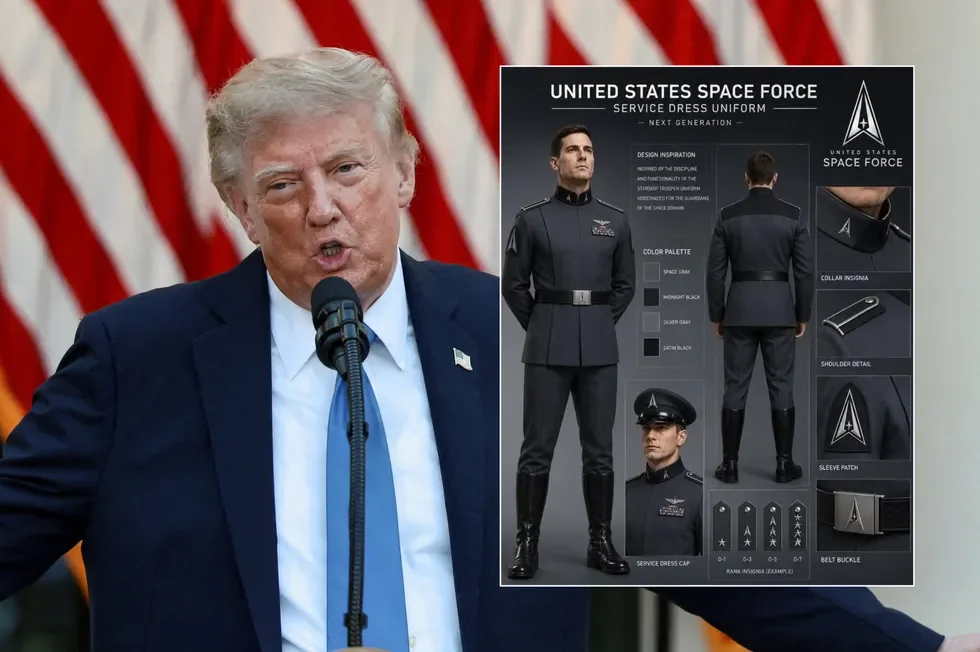 US Space Force в стил „Междузвездни войни“: Новите униформи на Тръмп подпалиха спора за оръжия в Космоса