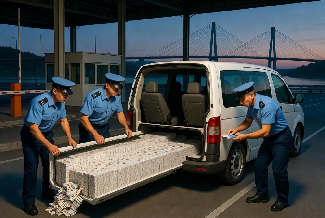 Митничарите на "Дунав мост" при Русе задържаха 79 520 къса цигари, пътуващи за Германия