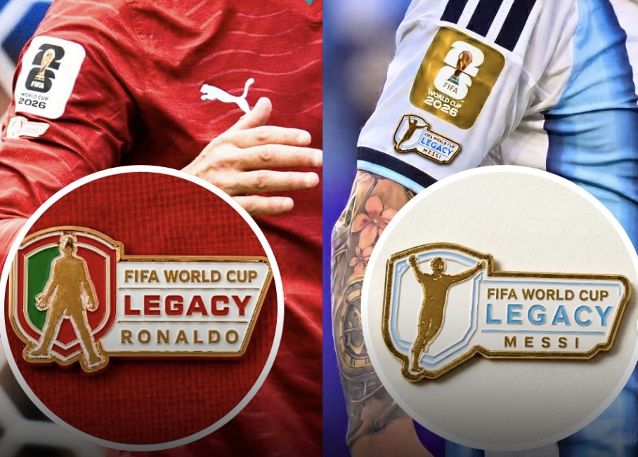 (СНИМКИ) ФИФА сложи „Legacy“ значка на ръкава на Меси и Роналдо: новият знак за вечните на Мондиала 2026