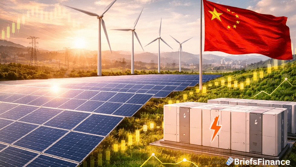 Китай покри целия ръст на търсенето на ток през 2025 г. само със зелена енергия