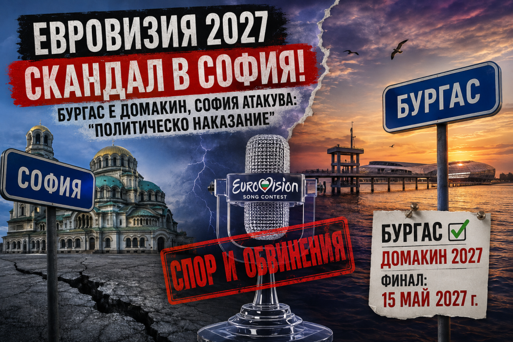 От поздравления до обвинения: Изборът на Бургас за „Евровизия“ разтърси София