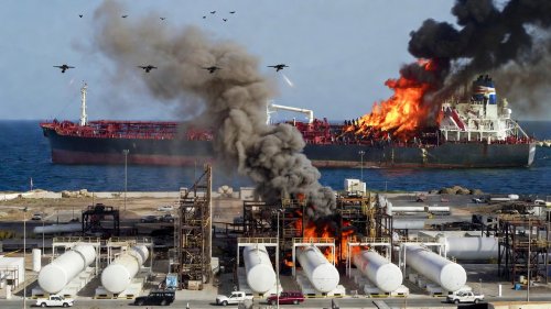 Пожар и спрени операции във Фуджейра: съобщения за ирански удар и потънал танкер край Шарджа