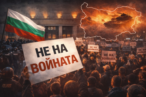 Протест пред Министерството на отбраната с искане България да не бъде въвличана във войни
