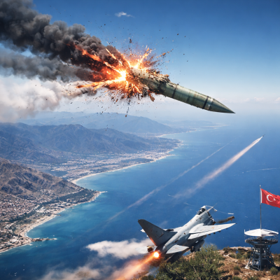 Балистична ракета от Иран е била прехваната преди да навлезе във въздушното пространство на Турция