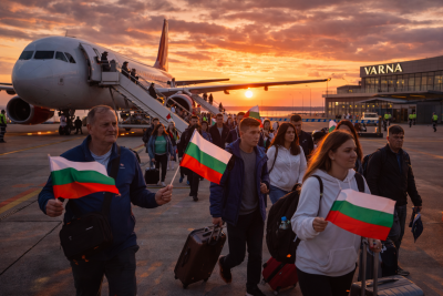 Първият самолет с български граждани от Дубай кацна на летището във Варна