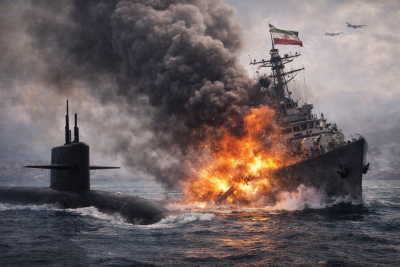 САЩ потопиха ирански военен кораб &ndash; войната в Близкия изток навлиза в нова фаза