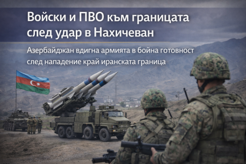 Азербайджан вдига армията на тревога и стяга ПВО по границата с Иран след атака с дронове