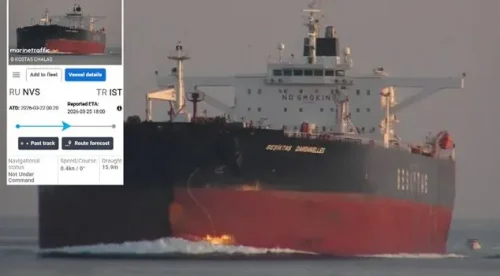 Дронове удариха петролен танкер край Босфора: Сигнал за бедствие след пробойна