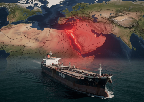 Удар край Ормуз: Кораб пламна след атака, напрежението в Залива расте