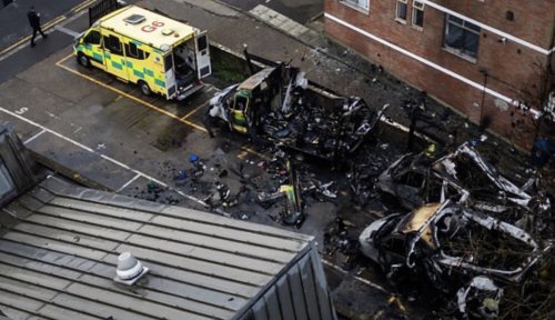 Подпалиха 4 линейки на еврейската доброволческа служба &bdquo;Хацола&ldquo; в Лондон (ВИДЕО)