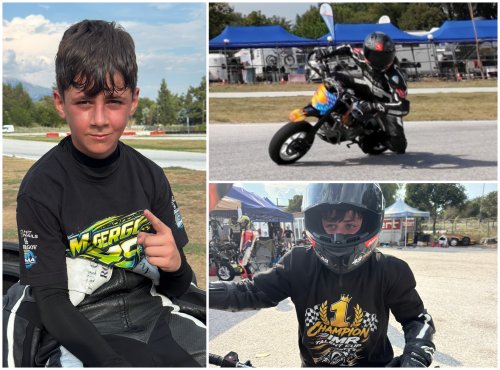След падане, битка и характер: Майки Гергов спечели титлата в IMR Talent Cup 155cc