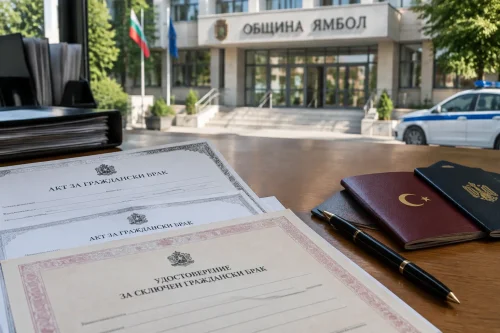 Фалшиви бракове по 10 000 евро: общинска служителка в Ямбол арестувана за схема с &bdquo;български булки&ldquo;