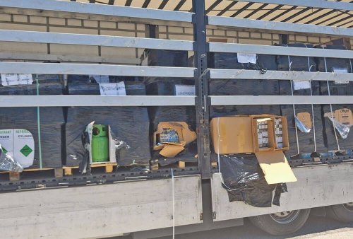 Спряха хладилен камион с цигари без бандерол за &euro;800 000 край Кулата