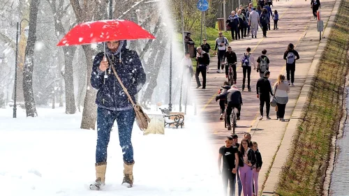 Рязък април: Студ, сняг и много дъжд, после скок до 29&deg;C