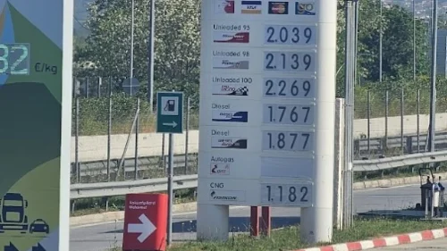 2 евро вече не спира никого: бензинът в Гърция мина 2,05 евро, Цикладите удрят 2,17