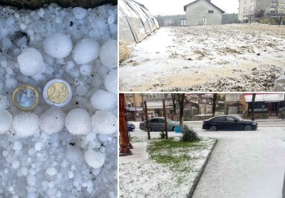 Циклонът вилнее: Градушка в Крумовград и гръмотевици в страната (ВИДЕО)