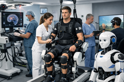 Умен костюм с 58 електрода влиза в рехабилитацията: България тества новото оръжие срещу парализата