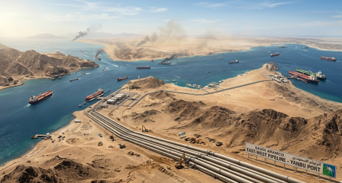 Саудитска Арабия реши да заобиколи Ормузкия проток по суша, но попадна в нов капан