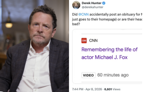 CNN &bdquo;погреба&ldquo; Майкъл Джей Фокс по грешка: актьорът отговори с ирония