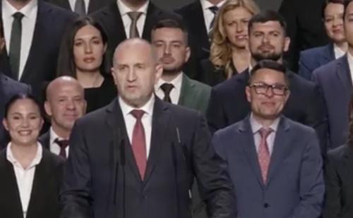 Румен Радев при закриване на кампанията: Никакви коалиции с ГЕРБ и ПП-ДБ, тъй като техният общ ментор е Делян Пеевски! (ВИДЕО)