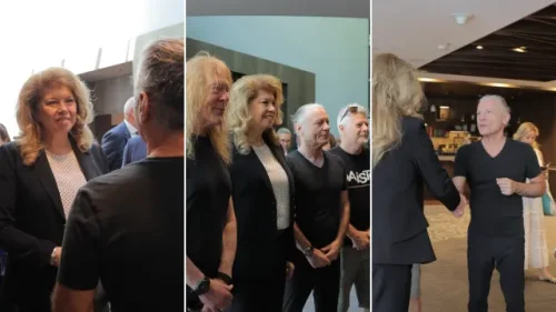 Йотова се срещна с Iron Maiden преди концерта им в София