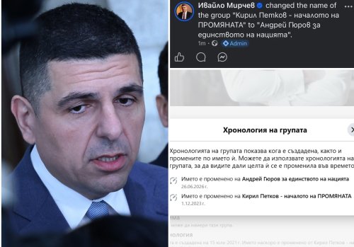 Скандал във Фейсбук: Мирчев ли &bdquo;превзе&ldquo; групата на Кирил Петков с 44 800 последователи?