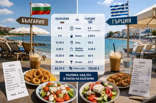 България или Гърция - къде излиза по-евтина морската почивка?