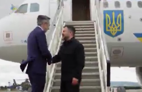 (ВИДЕО) Зеленски пристигна в Ирландия за старта на председателството на ЕС