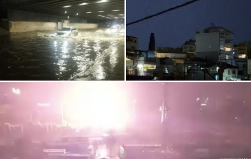 (ВИДЕО) Ураганни бури преминаха през Южна България и Северна Гърция, оставяйки след себе си щети и хаос