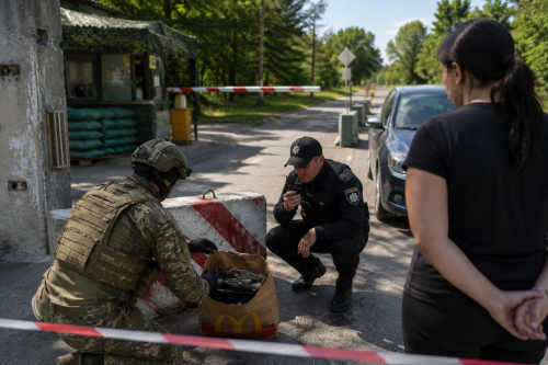 Бургери с бомба на КПП край Чернигов: СБУ спря опит за терористичен акт