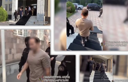 (ВИДЕО) Задържаха бившия президент на Армения Роберт Кочарян и сина му при антикорупционно разследване