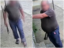 Кошмар в село Бели извор: Мъж с брадва троши и заплашва жителите (ВИДЕО)