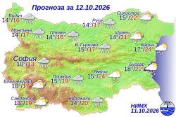 Ето какво време ни очаква на 12 октомври 2026 г.