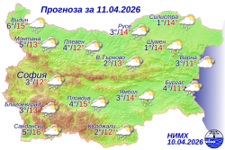 НАМЪЩЕНО ВРЕМЕ: Дъжд и сняг удрят страната, в планините пада до -2&deg;