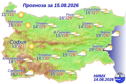 Вижте какво време ни очаква на 15 август